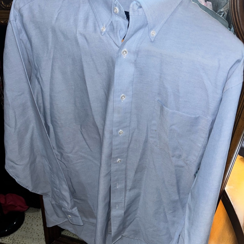 Stafford Men's Sky Blue Dress Shirt